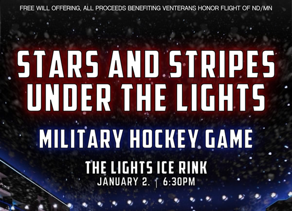 MIlitary Hockey Game to benefit the Veterans Honor Flight.